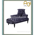 Luxury velvet chaise lounge for room use